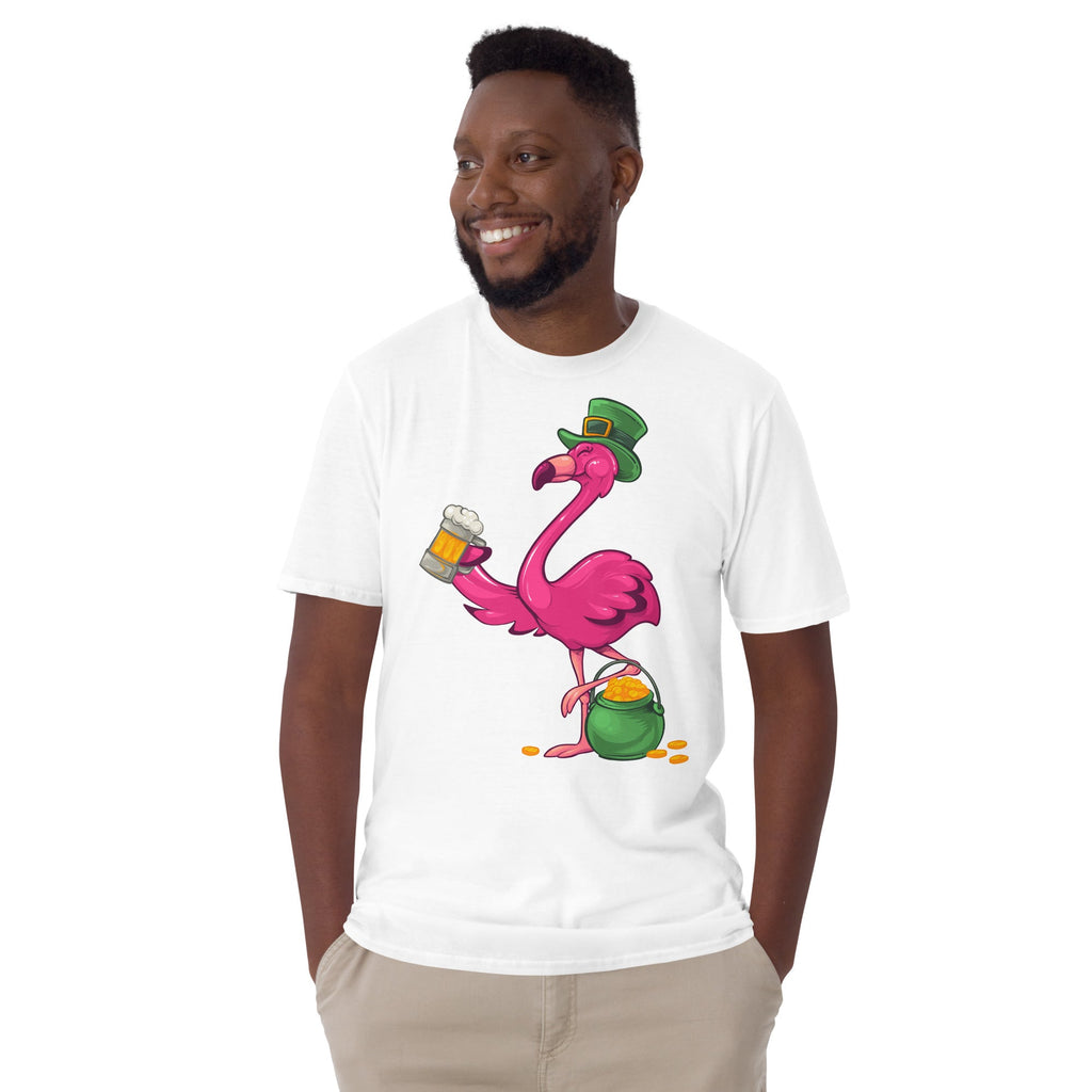 Original Le T-shirt populaire Flamingo de la Saint-Patrick