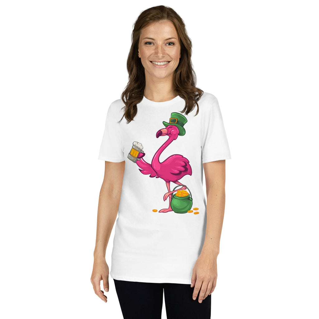 Original Le T-shirt populaire Flamingo de la Saint-Patrick