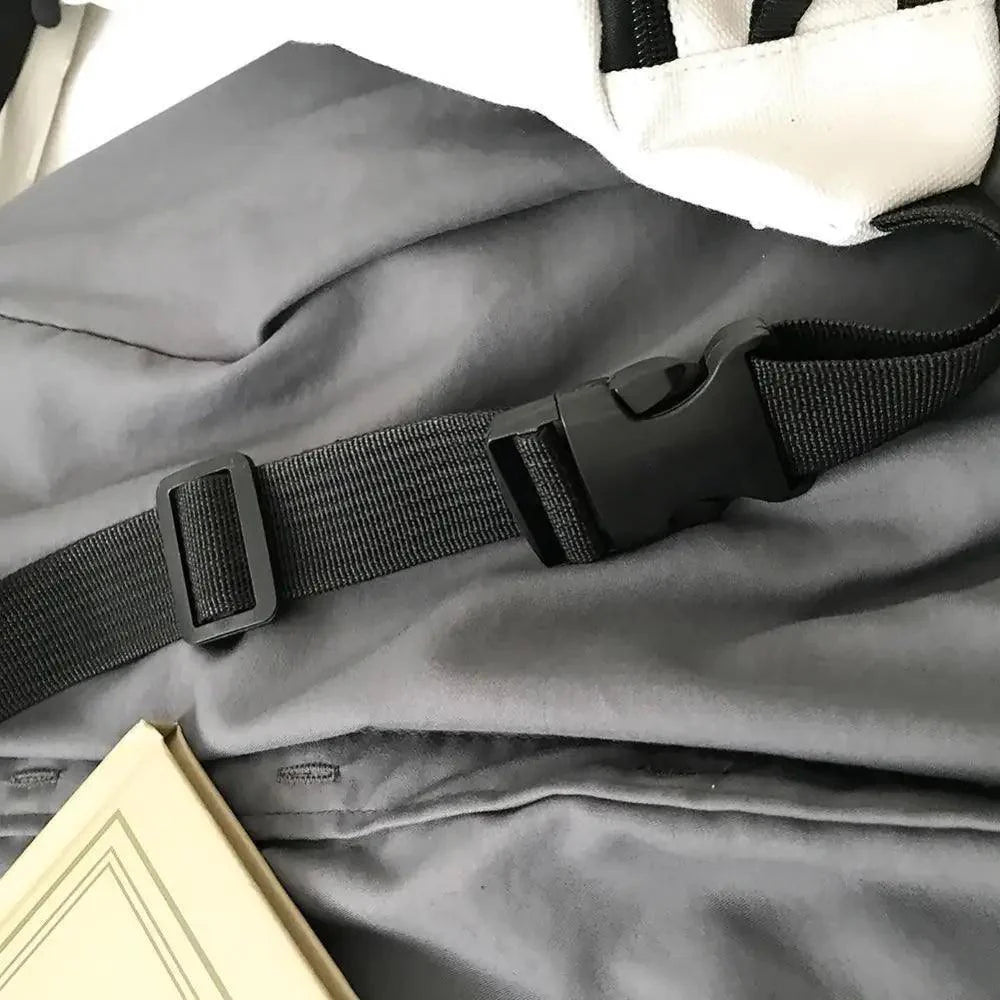 Sac banane noir unisexe décontracté élégant à fermeture éclair, sac de voyage confortable à bandoulière, sacs de grande capacité