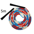 Corde à sauter perlée en PVC pour enfants, unisexe, pour groupe, équipe, saut en longueur, ultra-légère et longueur ajustable, design portable, prise en main sûre et antidérapante, corde d'entraînement 10m 7m 5m