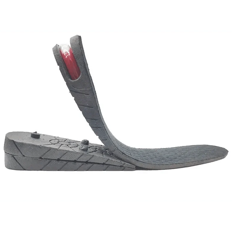 Coussin gonflable unisexe pour talon de chaussure, ajustable en hauteur (3-9cm), pour vous grandir et soutenir vos pieds.