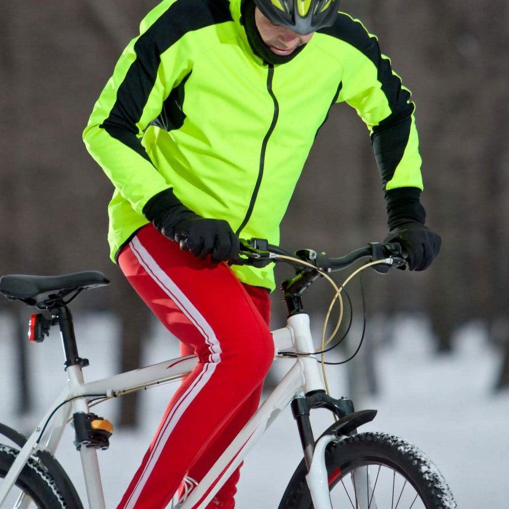 Gants chauds d'hiver en cuir unisexe