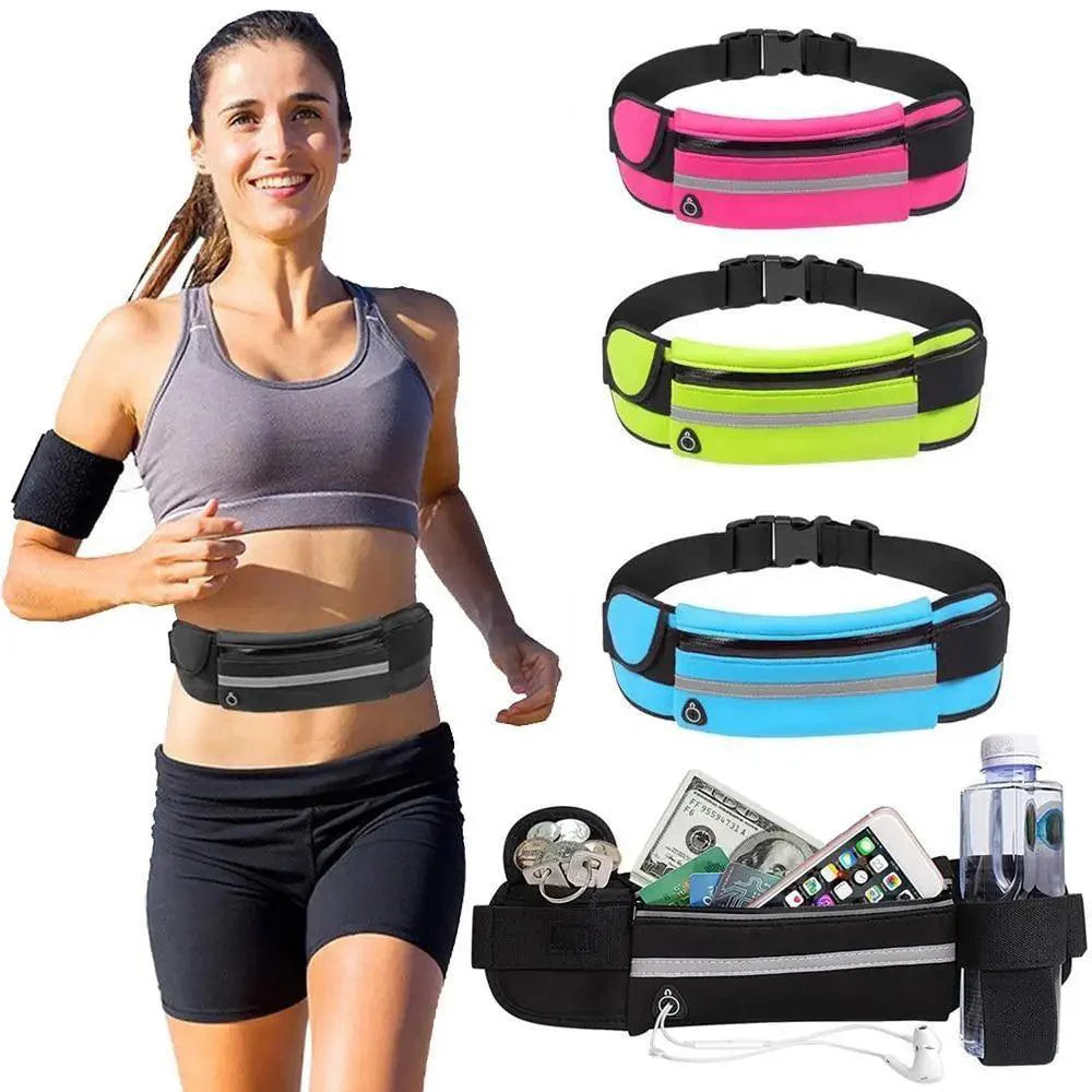 Pochette de sport unisexe légère, mini sac banane ultra-fin, étanche, design unique, ceinture de course pour coureurs