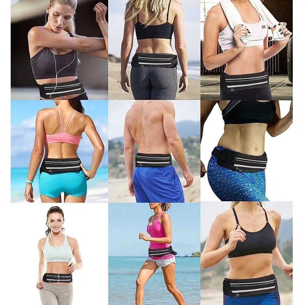 Pochette de sport unisexe légère, mini sac banane ultra-fin, étanche, design unique, ceinture de course pour coureurs