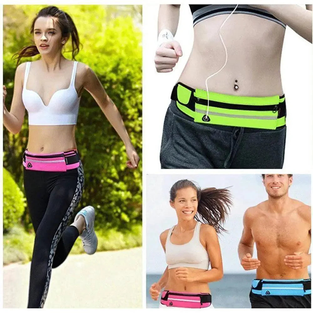 Pochette de sport unisexe légère, mini sac banane ultra-fin, étanche, design unique, ceinture de course pour coureurs