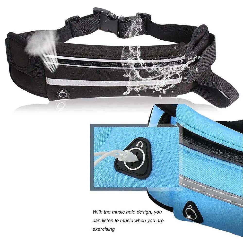 Pochette de sport unisexe légère, mini sac banane ultra-fin, étanche, design unique, ceinture de course pour coureurs