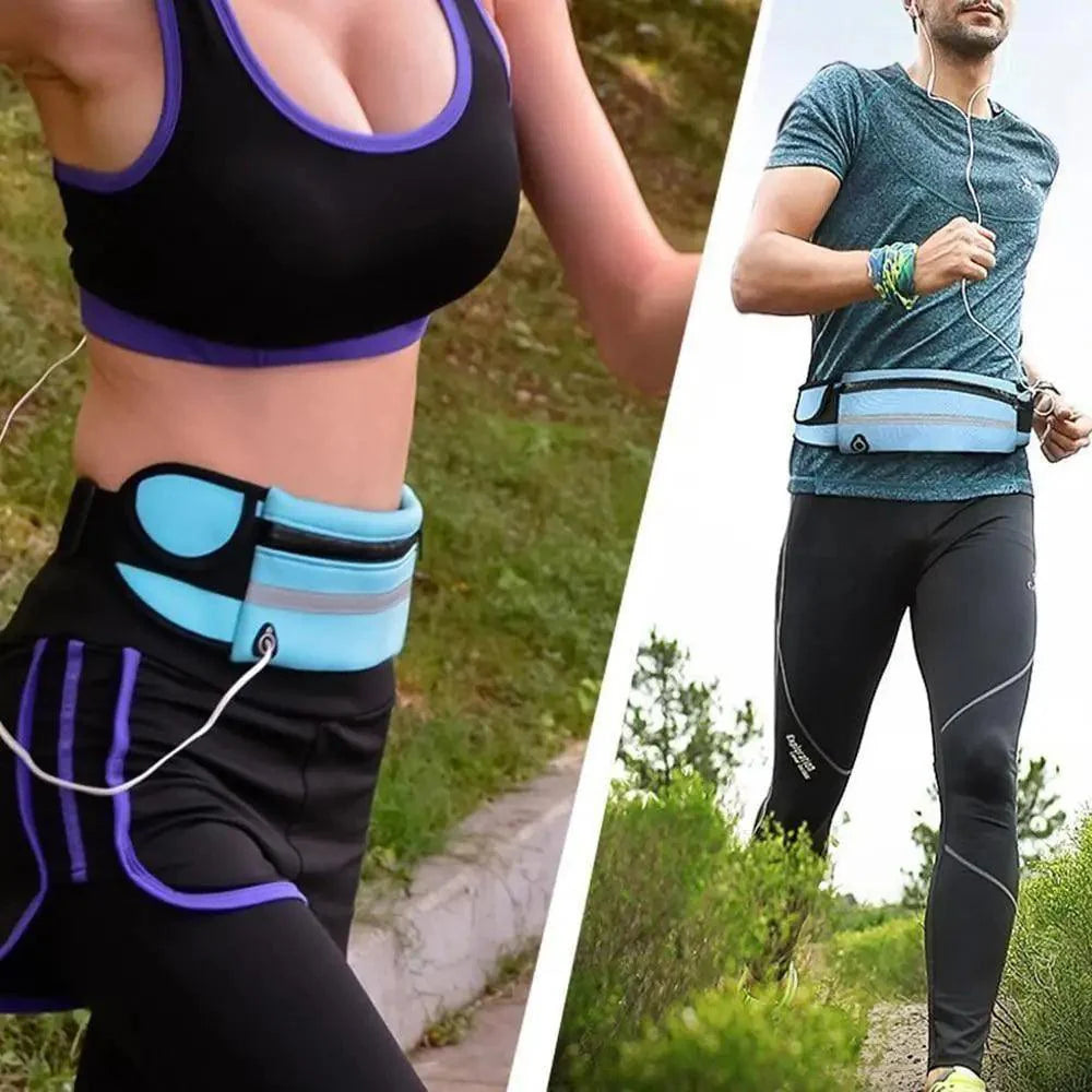 Pochette de sport unisexe légère, mini sac banane ultra-fin, étanche, design unique, ceinture de course pour coureurs