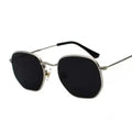 Lunettes de soleil carrées de luxe unisexe pour hommes, UV400, monture métallique pour femmes, lunettes de vue pour dames
