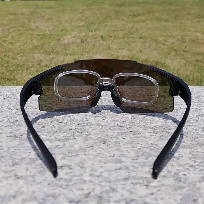 Lunettes de soleil polarisées unisexes Protection UV Cyclisme Sport Lunettes de vélo Course Conduite Pêche Lunettes de soleil d'extérieur