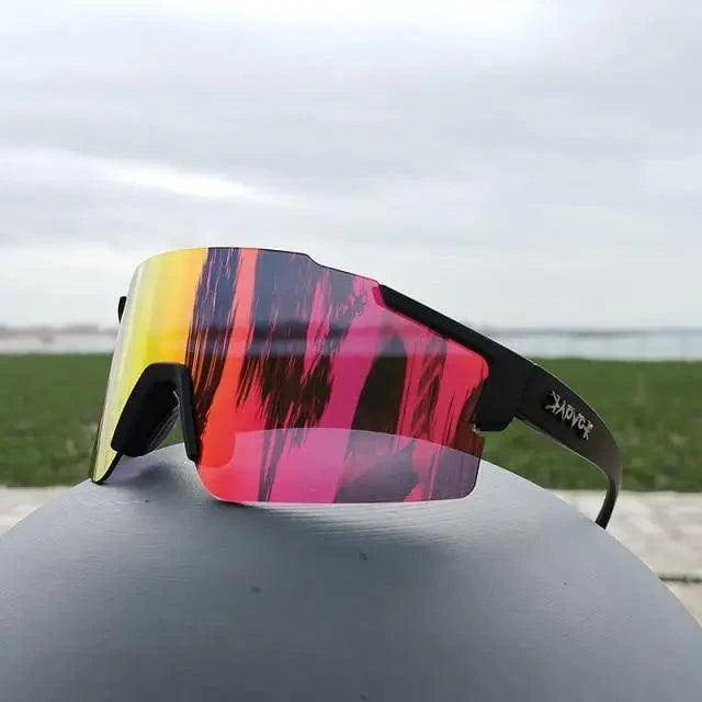 Lunettes de soleil polarisées unisexes Protection UV Cyclisme Sport Lunettes de vélo Course Conduite Pêche Lunettes de soleil d'extérieur