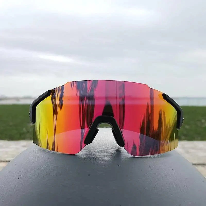 Lunettes de soleil polarisées unisexes Protection UV Cyclisme Sport Lunettes de vélo Course Conduite Pêche Lunettes de soleil d'extérieur