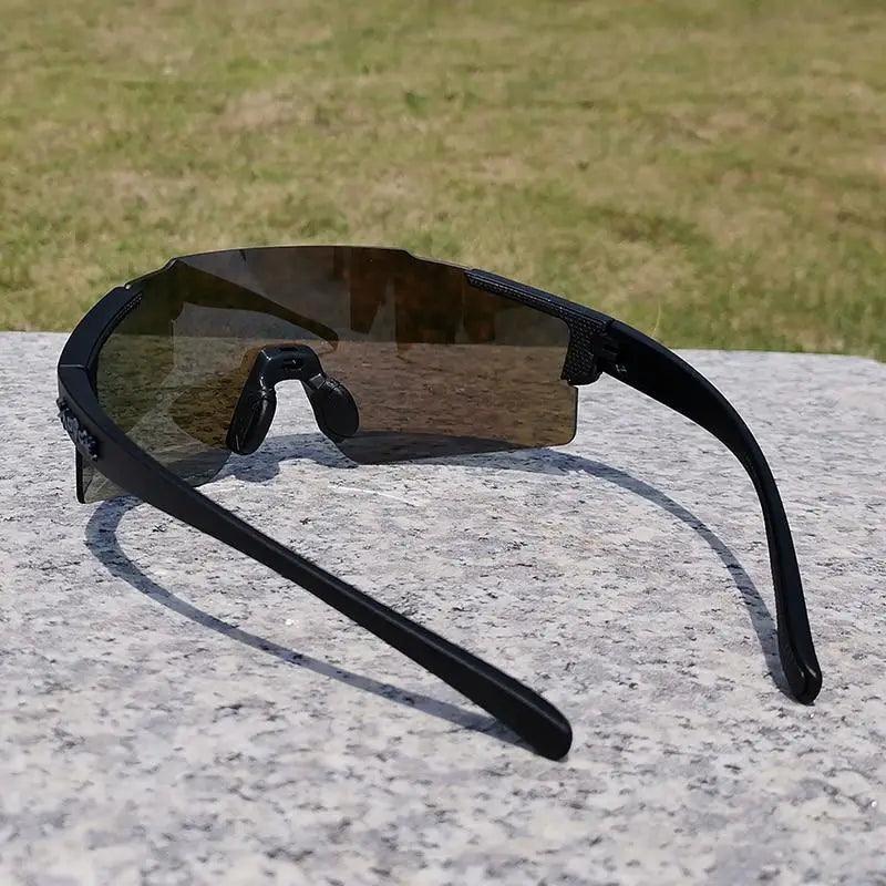 Lunettes de soleil polarisées unisexes Protection UV Cyclisme Sport Lunettes de vélo Course Conduite Pêche Lunettes de soleil d'extérieur