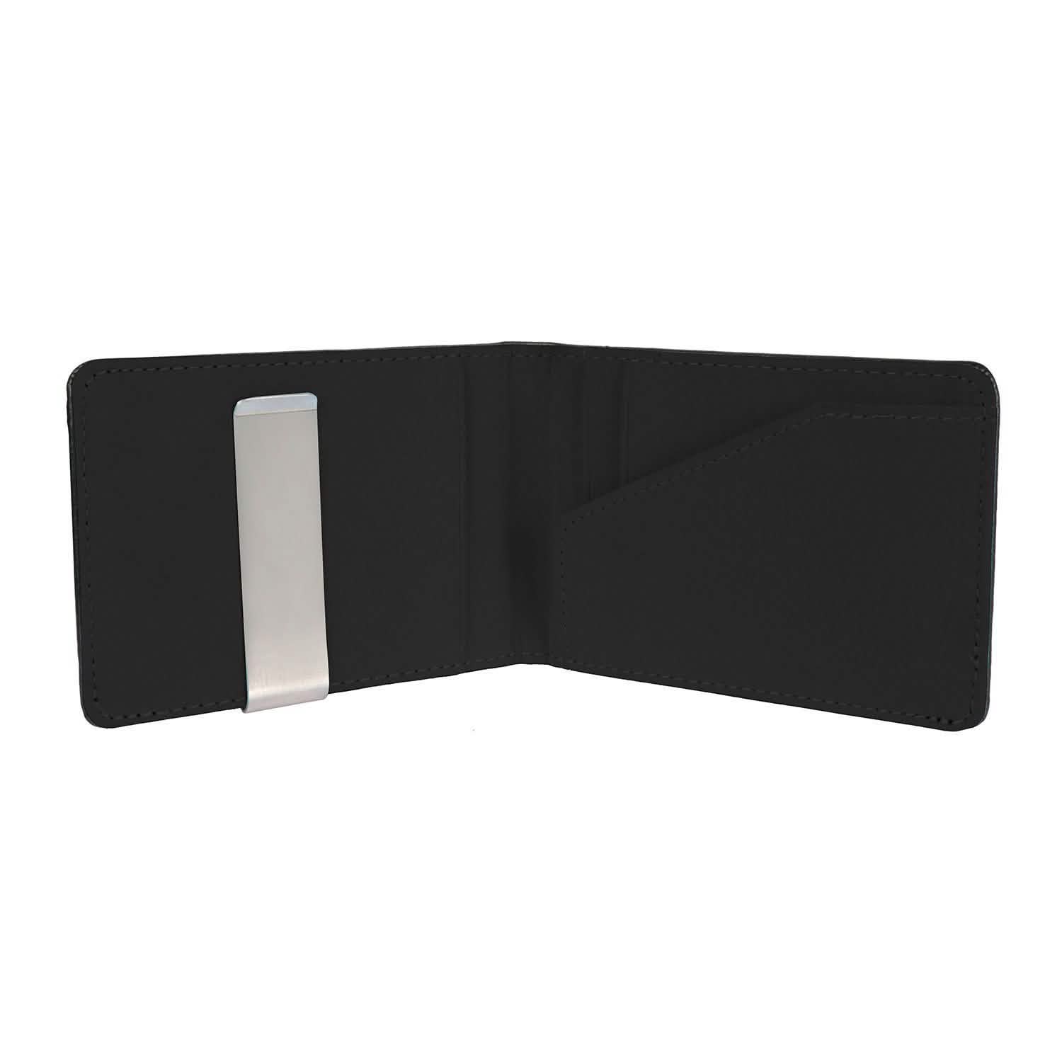 Portefeuille unisexe en cuir PU avec blocage RFID