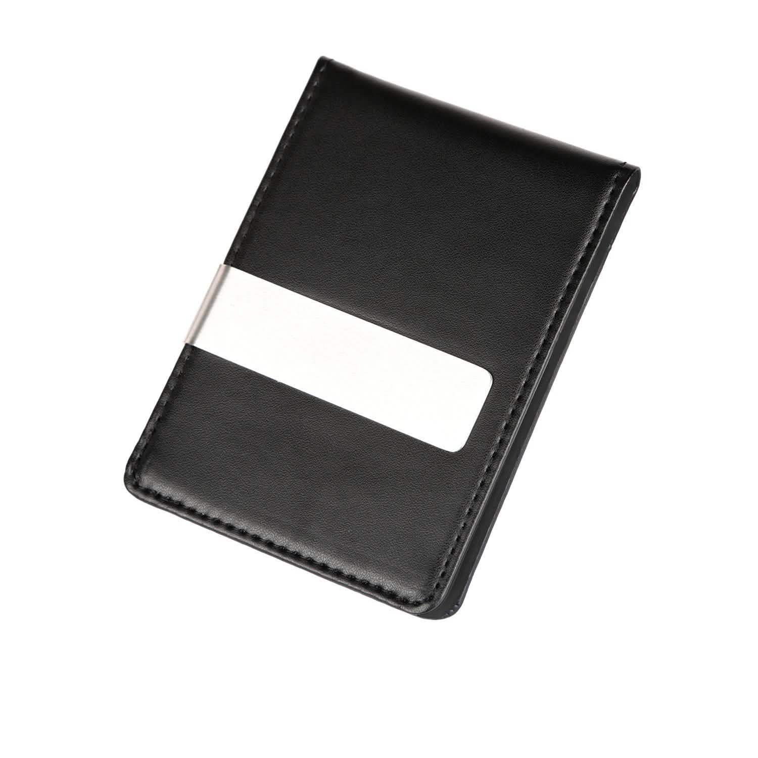 Portefeuille unisexe en cuir PU avec blocage RFID