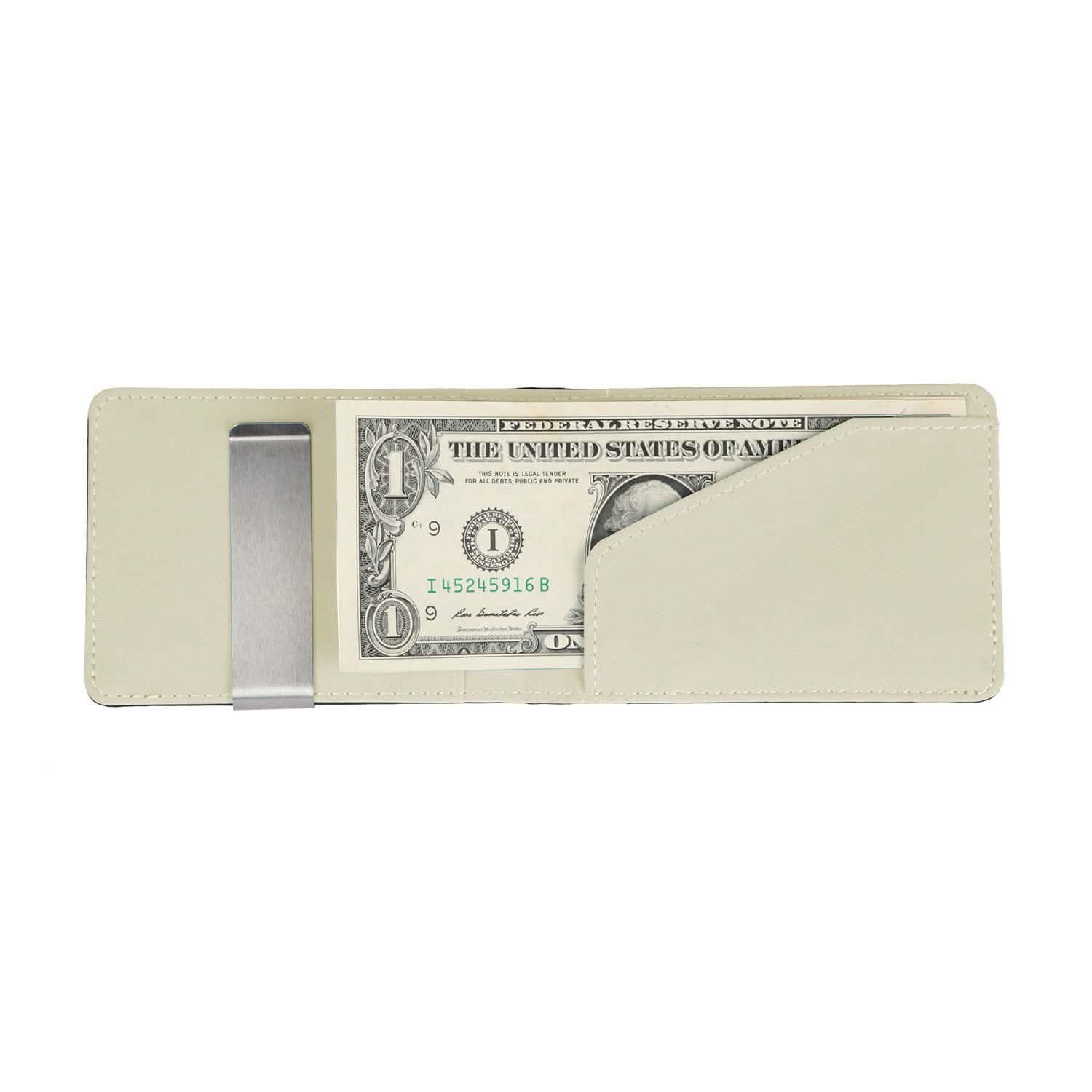 Portefeuille unisexe en cuir PU avec blocage RFID