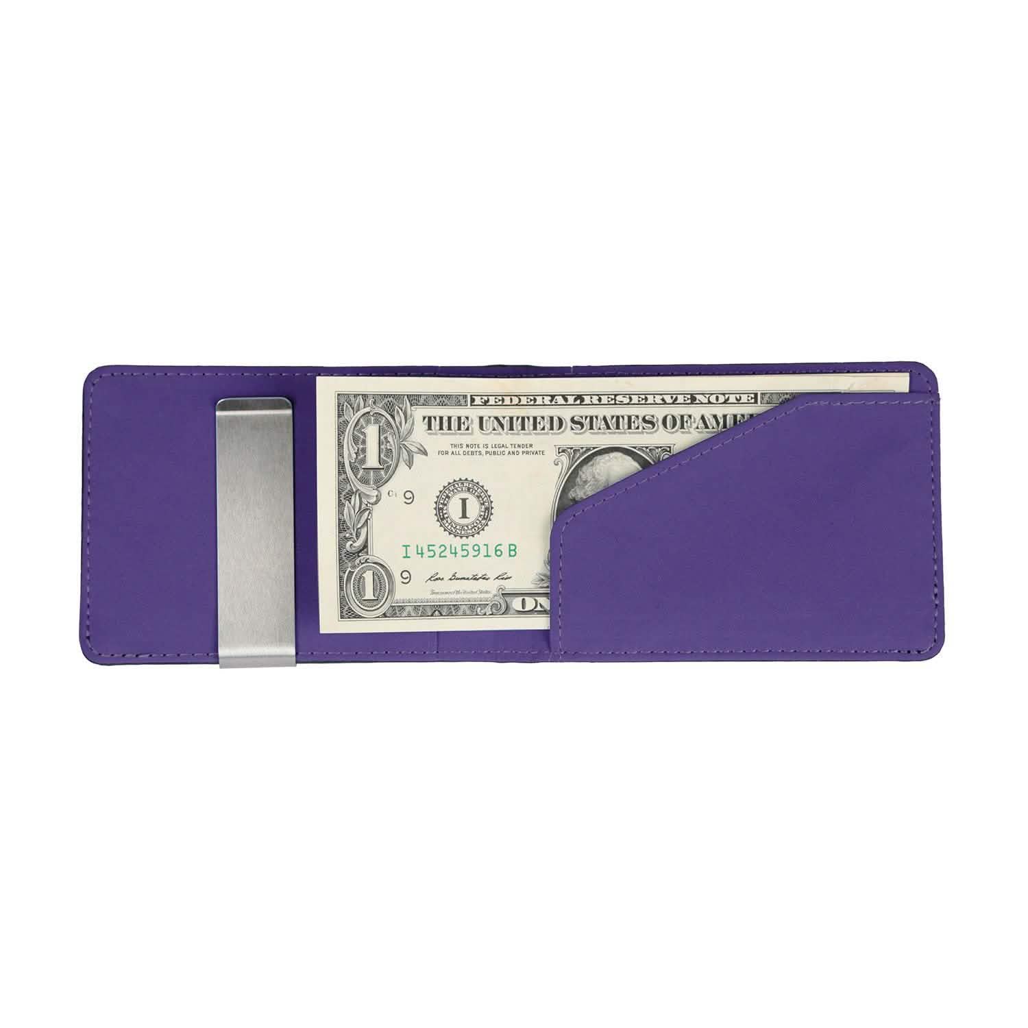 Portefeuille unisexe en cuir PU avec blocage RFID
