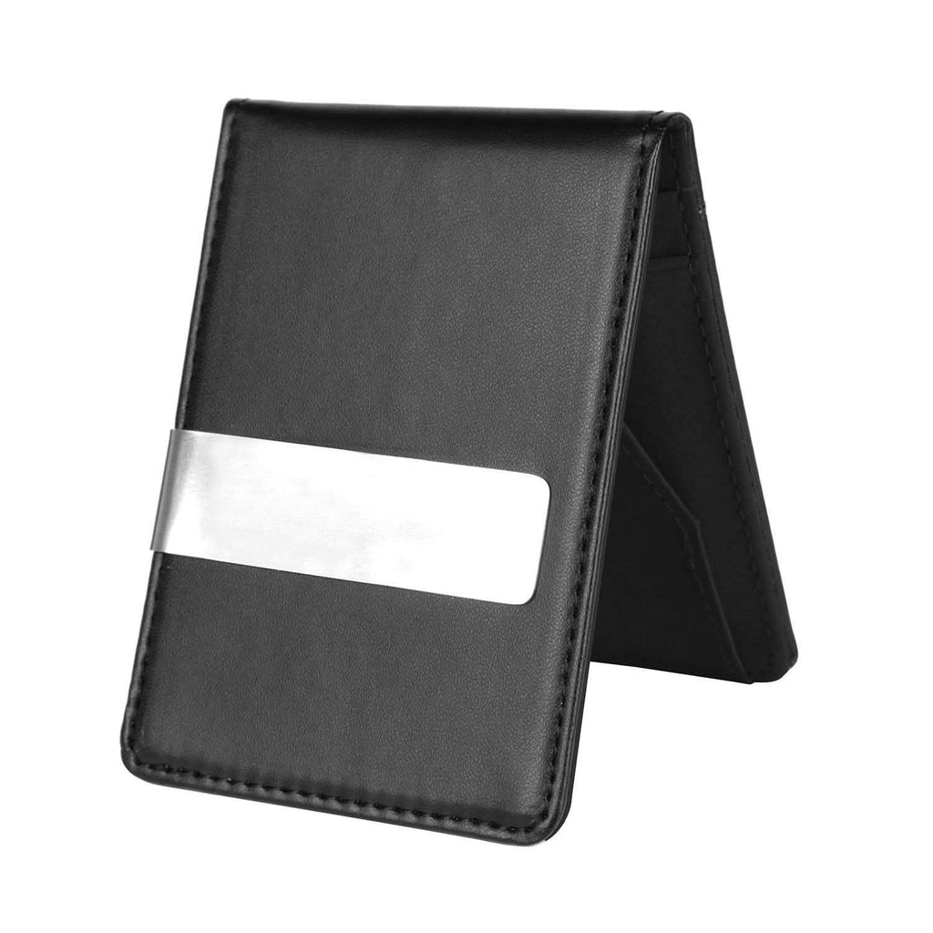 Portefeuille unisexe en cuir PU avec blocage RFID