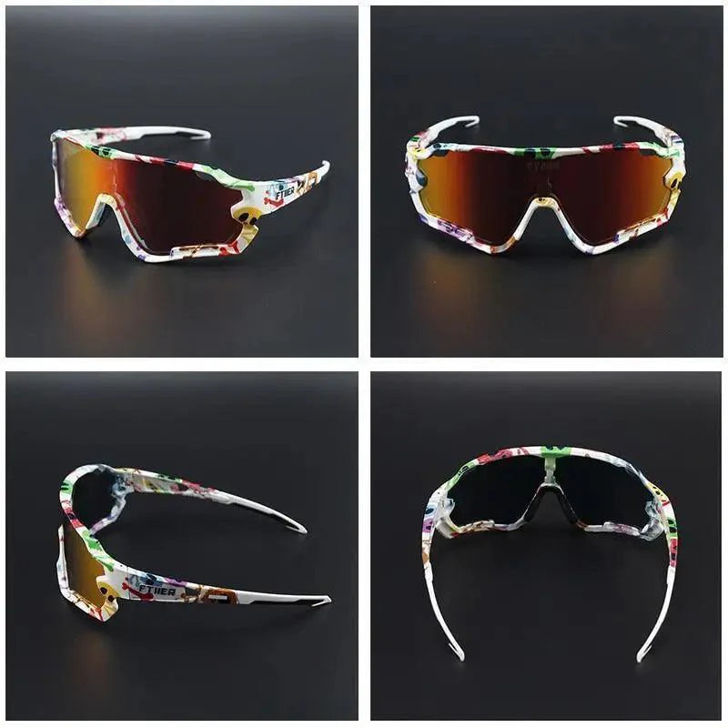 Lunettes de Cyclisme Sport Unisexe Hommes Femmes Lunettes de Soleil Cool Lunettes de Cyclisme Activités de Plein Air Design Moderne
