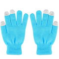 Gants d'hiver tricotés unisexes pour écrans tactiles