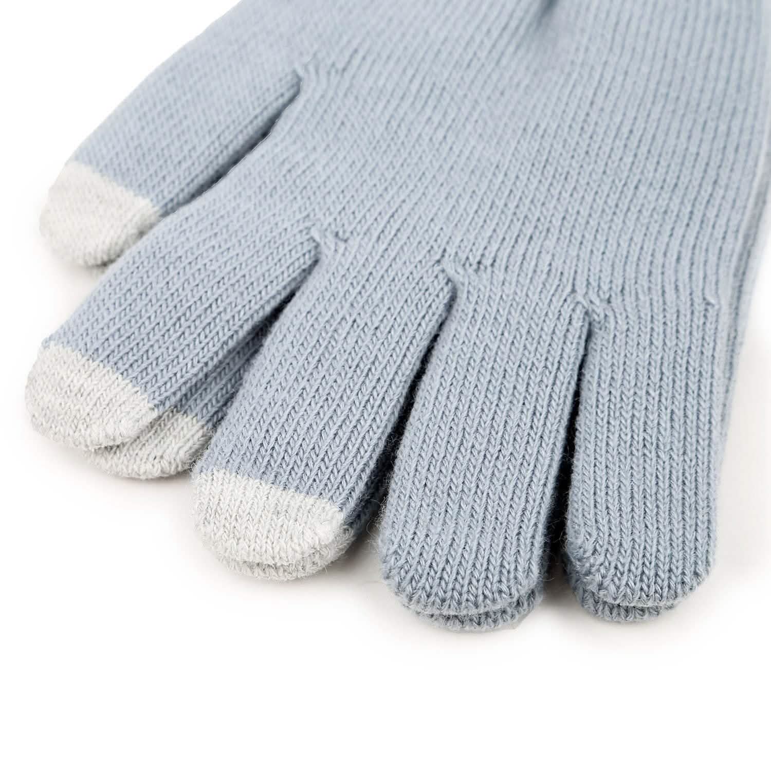 Gants d'hiver tricotés unisexes pour écrans tactiles