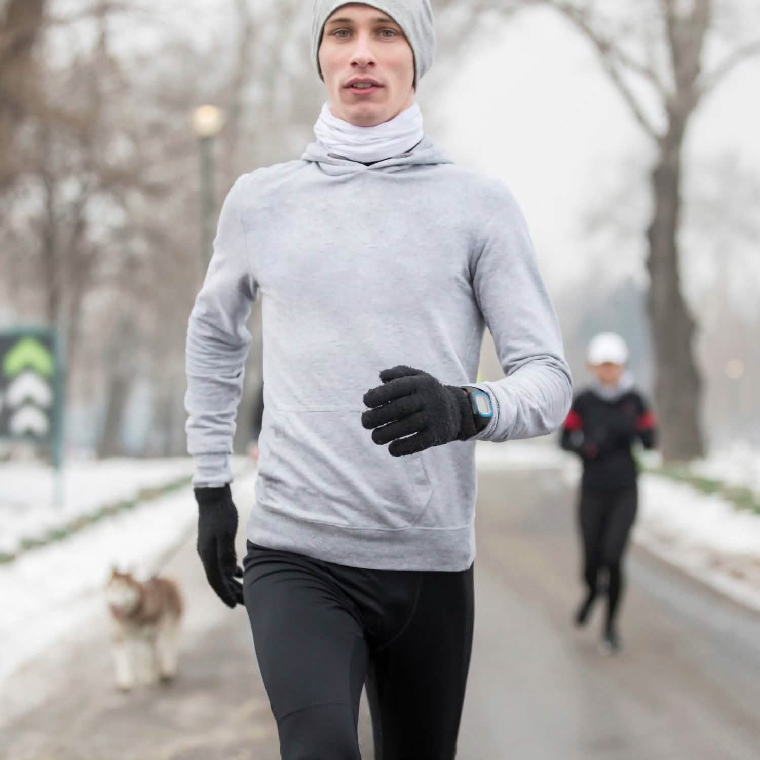 Gants d'hiver tricotés unisexes pour écrans tactiles