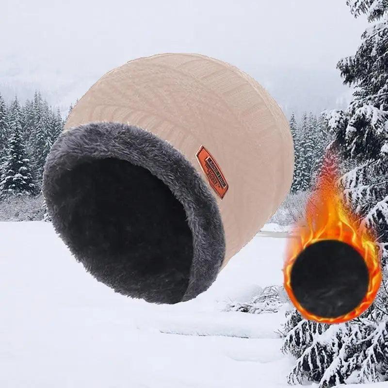Écharpe d'hiver unisexe Bonnets chauds Chapeaux respirants Taille unique pour garçons Casquette et écharpes au design moderne
