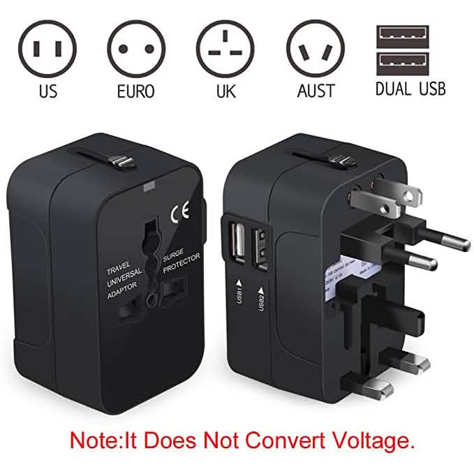 Adaptateur de voyage universel tout-en-un