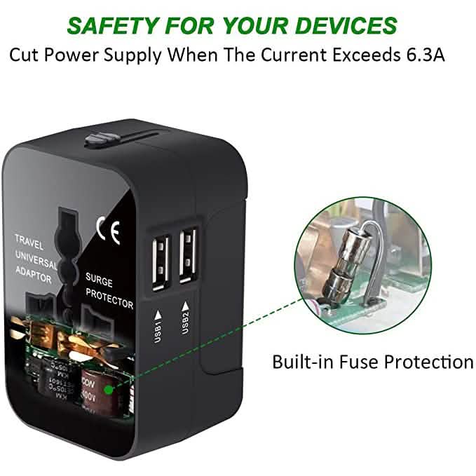 Adaptateur de voyage universel tout-en-un