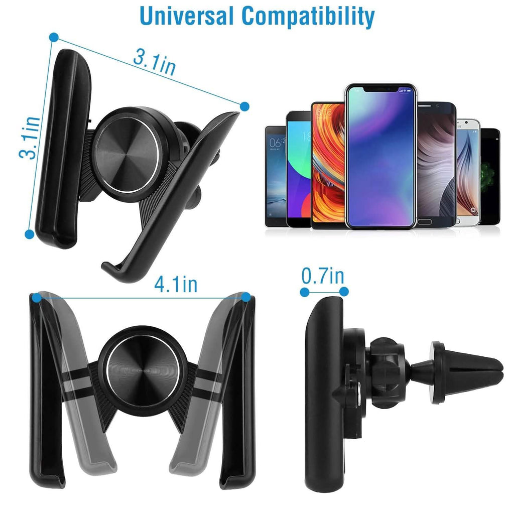 Support de téléphone universel pour grille d'aération de voiture