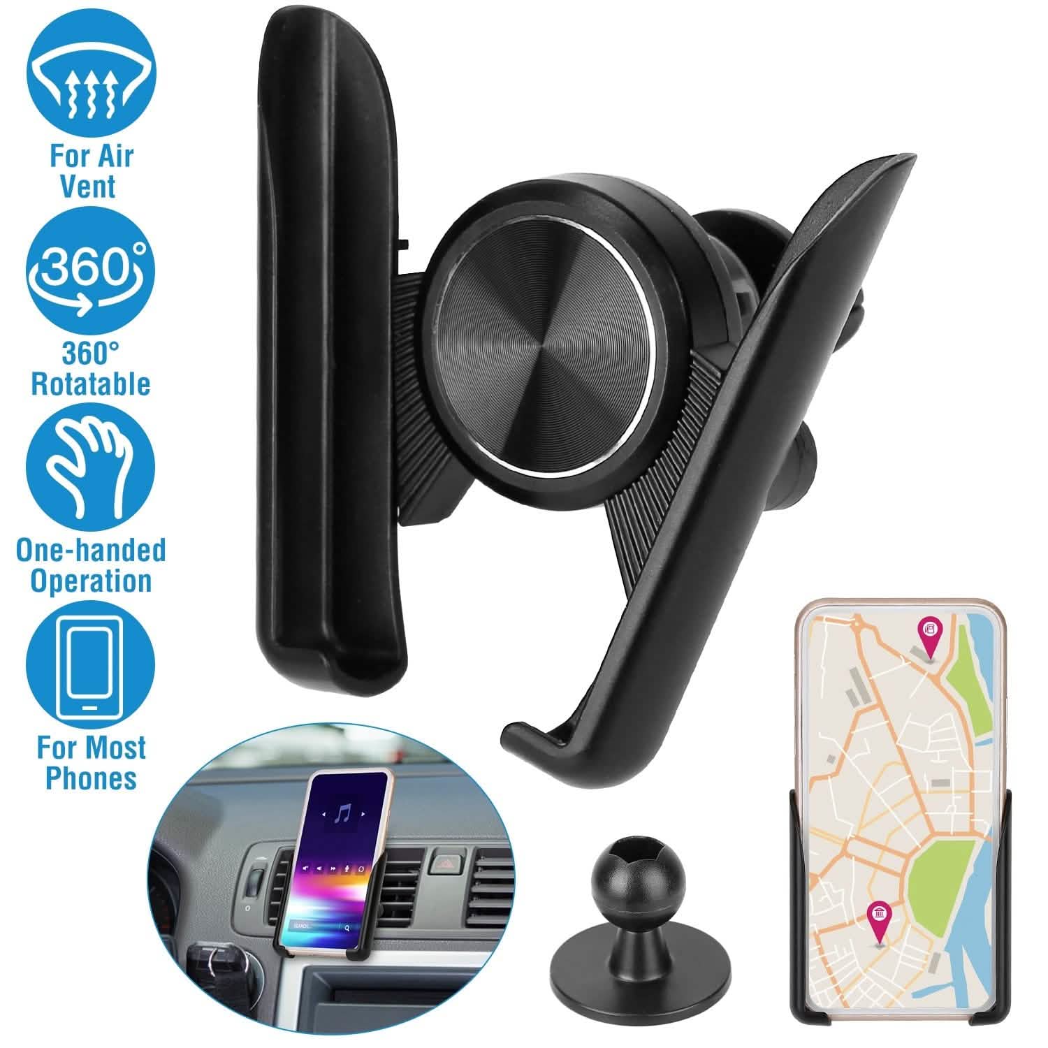 Support de téléphone universel pour grille d'aération de voiture