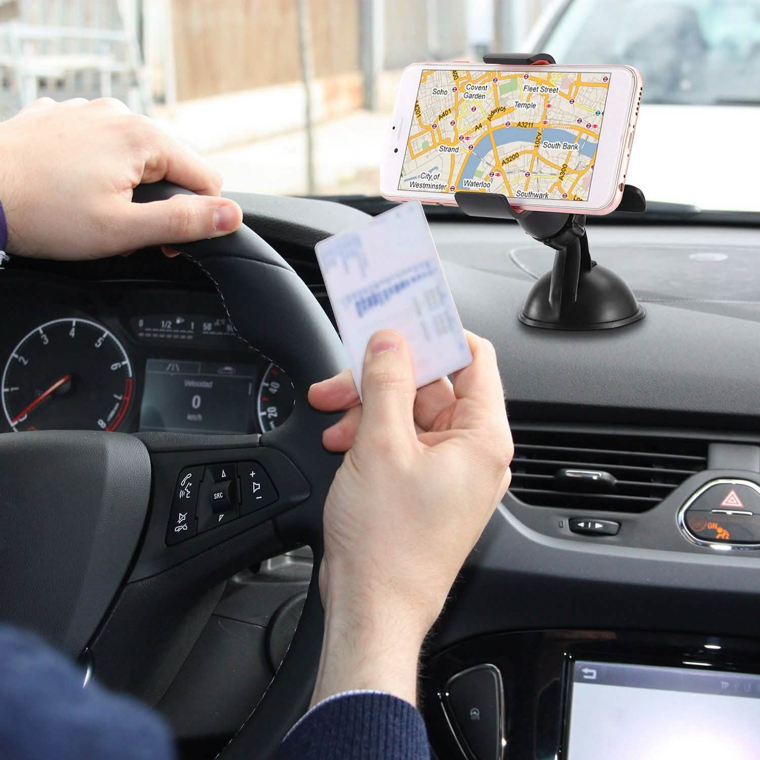 Support de téléphone universel pour voiture rotation à 360°