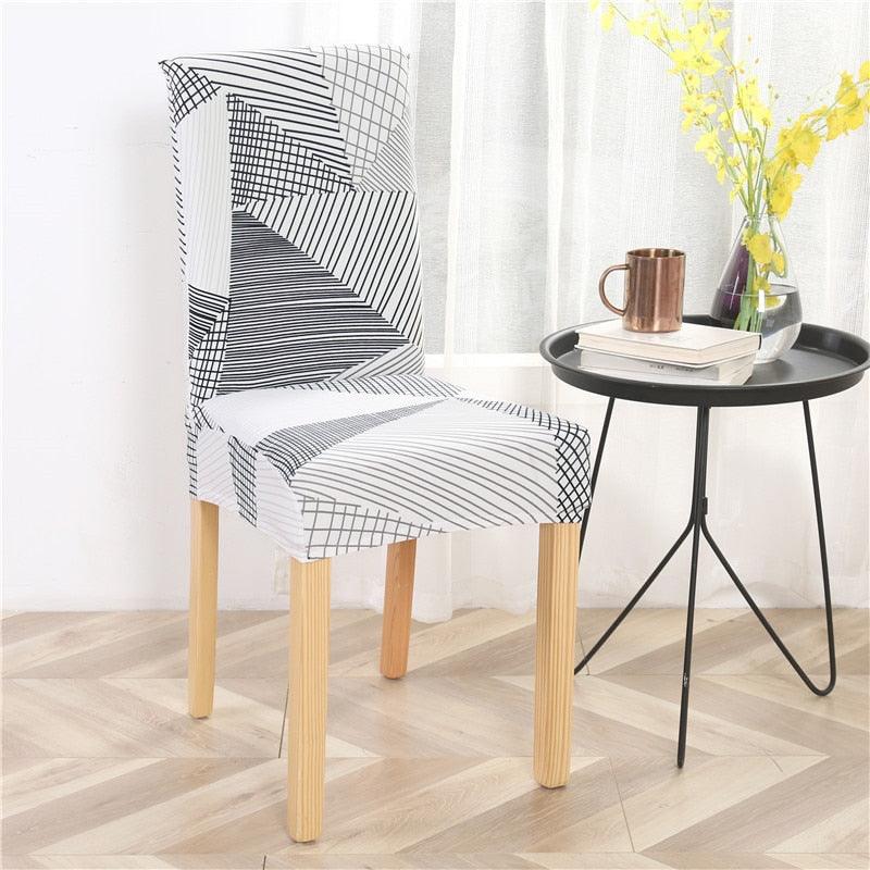 Housse de chaise universelle amovible lavable pour protection de chaise de salle à manger, de banquet, de restaurant – Housse de chaise Parsons extensible en polyester, amovible et lavable pour protection de chaise de cuisine.