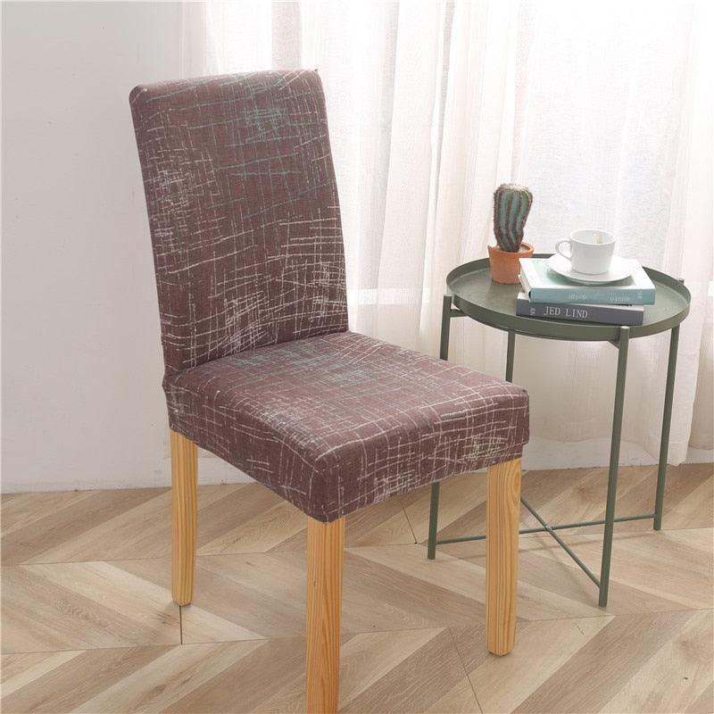 Housse de chaise universelle amovible lavable pour protection de chaise de salle à manger, de banquet, de restaurant – Housse de chaise Parsons extensible en polyester, amovible et lavable pour protection de chaise de cuisine.