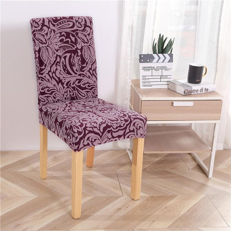 Housse de chaise universelle amovible lavable pour protection de chaise de salle à manger, de banquet, de restaurant – Housse de chaise Parsons extensible en polyester, amovible et lavable pour protection de chaise de cuisine.