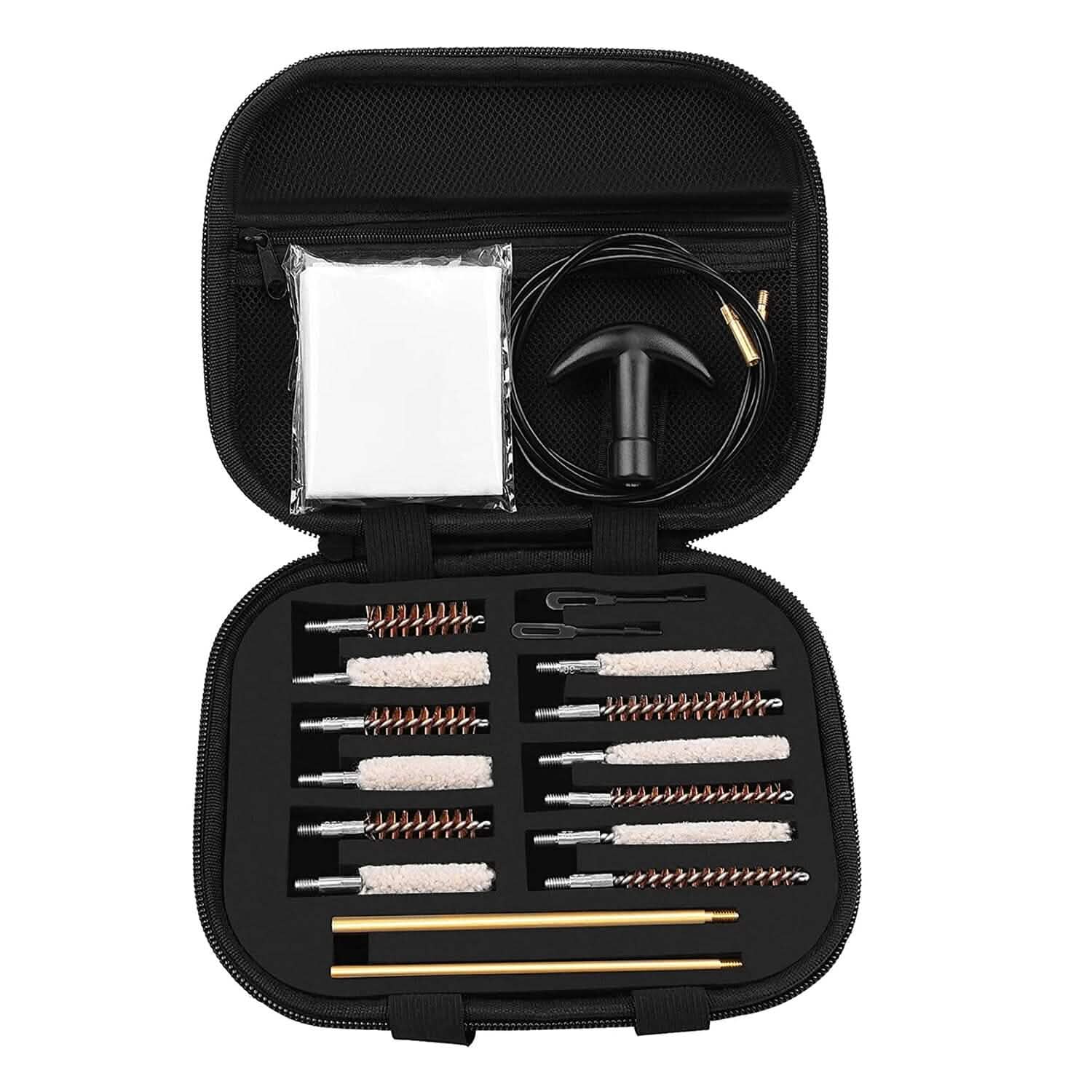 Kit de nettoyage universel pour armes avec tige en laiton et câble flexible de 99,8 cm