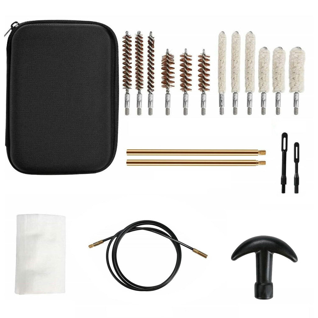 Kit de nettoyage universel pour armes avec tige en laiton et câble flexible de 99,8 cm