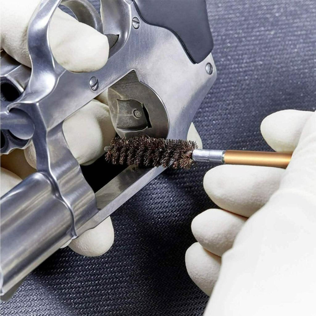Kit de nettoyage universel pour armes avec tige en laiton et câble flexible de 99,8 cm