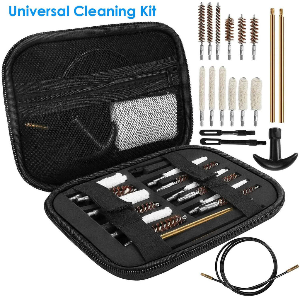 Kit de nettoyage universel pour armes avec tige en laiton et câble flexible de 99,8 cm