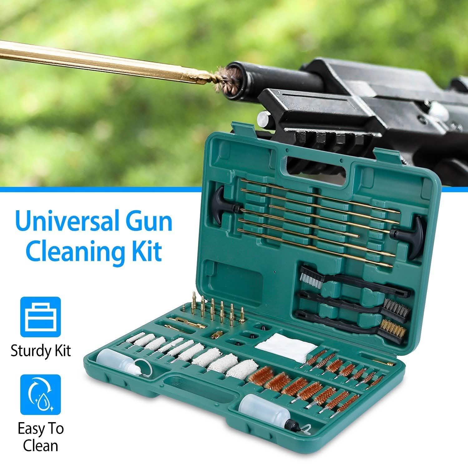 Kit universel de nettoyage d'armes avec mallette de transport