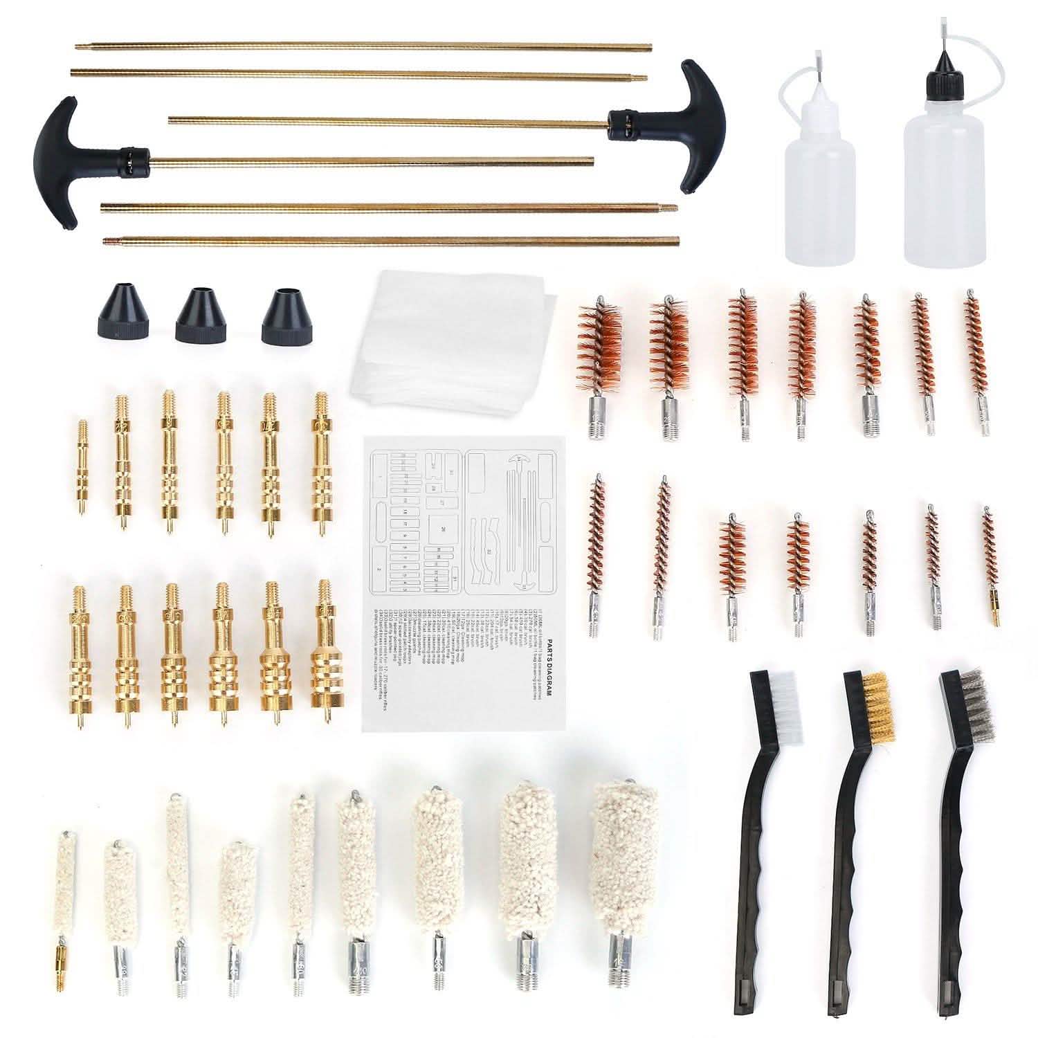 Kit universel de nettoyage d'armes avec mallette de transport