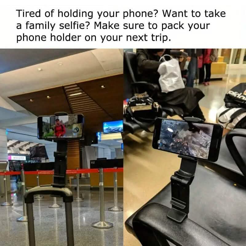 Support de téléphone universel pour avion en vol