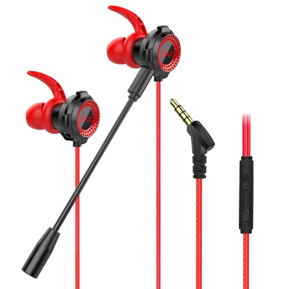 Écouteurs Bluetooth universels portables dynamiques à latence ultra-faible, écouteurs de 25h d'autonomie pour le jeu, écouteurs Bluetooth à réduction de bruit pour PC, écouteurs intra-auriculaires filaires avec micro pour jeux informatiques et son stéréo