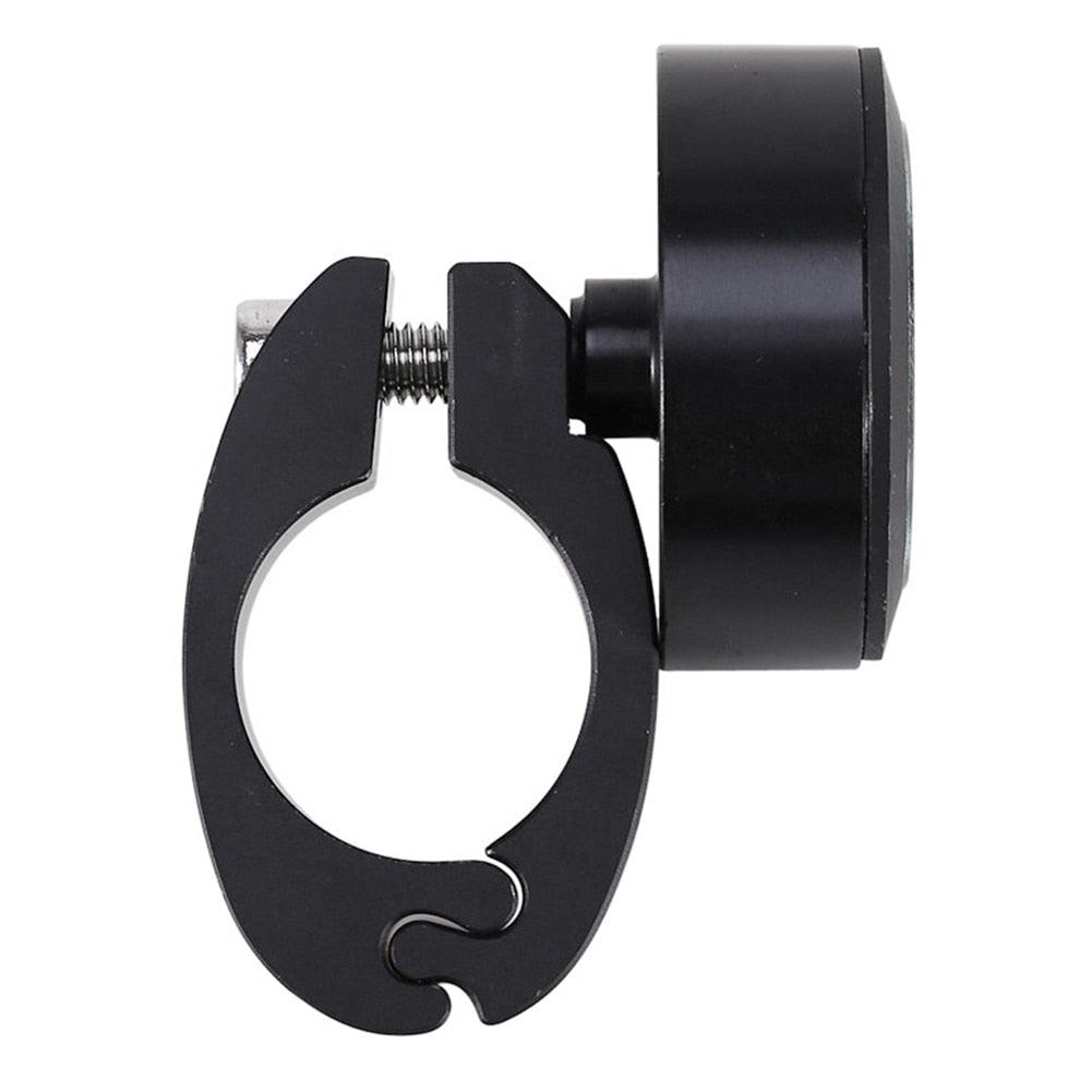 Horloge universelle étanche pour moto - Horloge de guidon de moto avec veilleuse, cadran de montre, horloge de guidon de vélo, ensemble horloge de guidon de moto avec patin antidérapant et clé, universel étanche noir