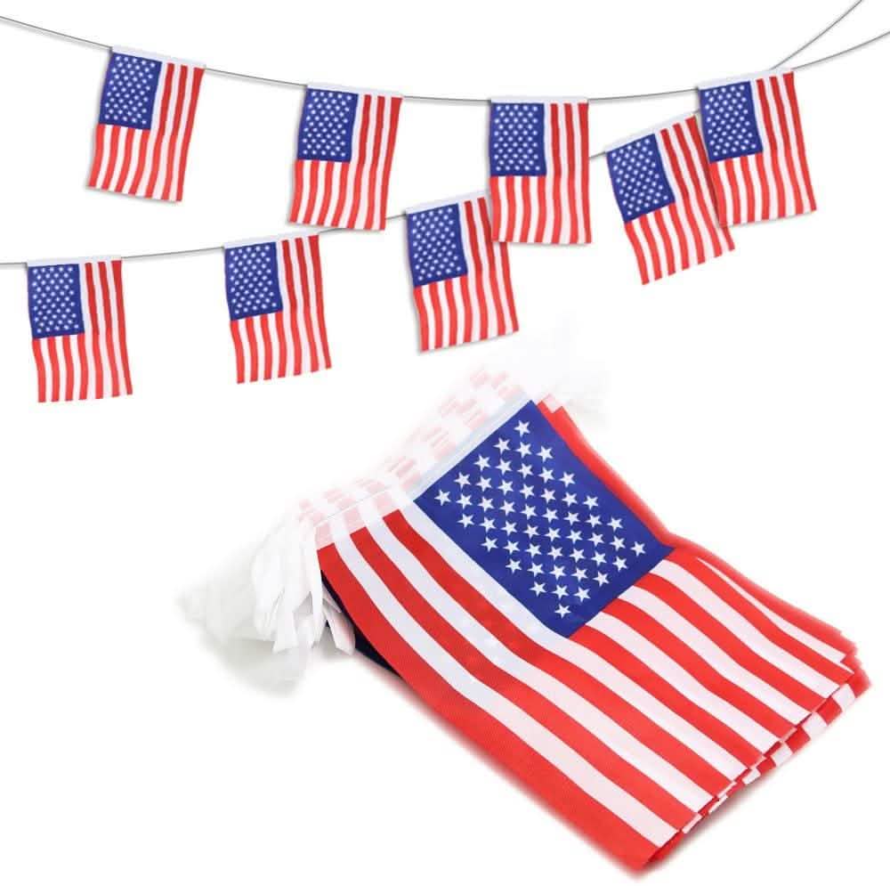 Guirlandes de fanions USA américains