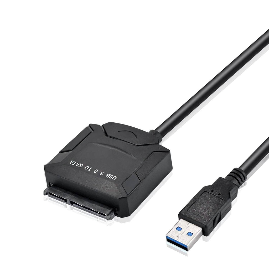 Adaptateur convertisseur USB 3.0 vers SATA pour disques durs/SSD SATA 2,5"/3,5"
