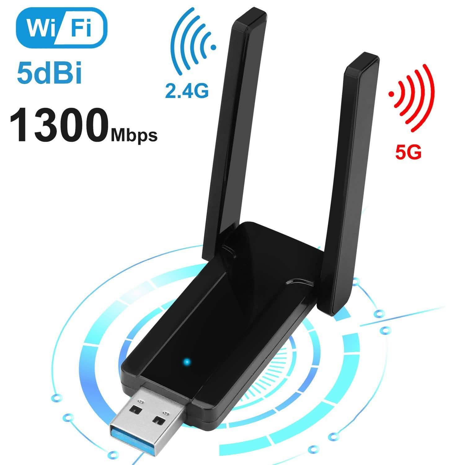 Adaptateur WiFi USB 3.0 AC1300 Mbps