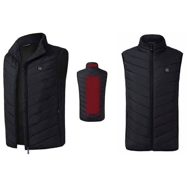 Gilet Chauffant Électrique pour Homme USB