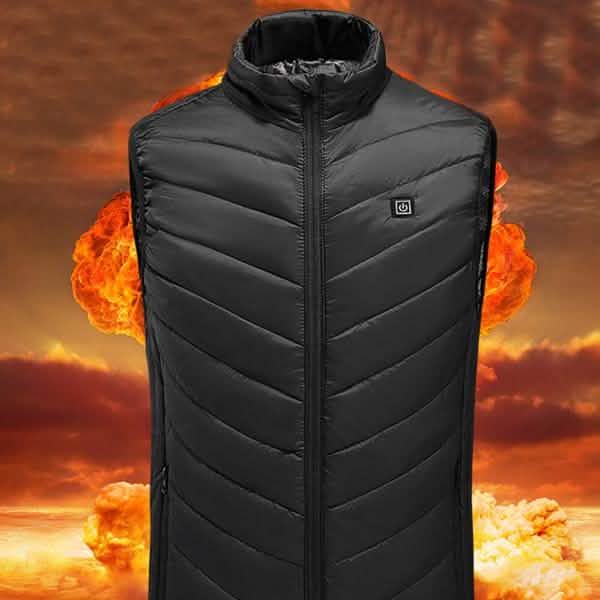 Gilet Chauffant Électrique pour Homme USB