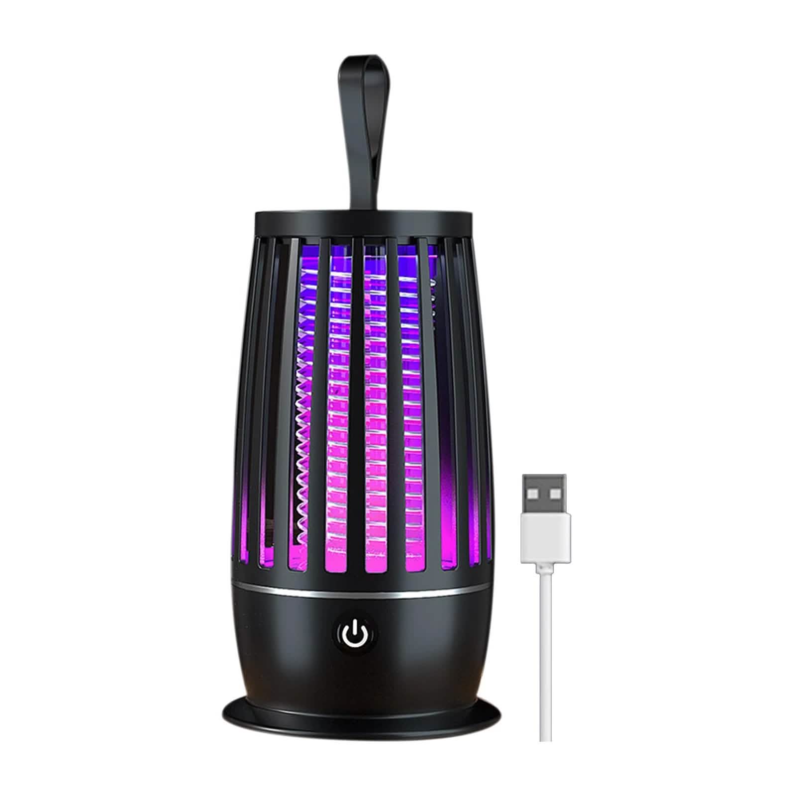 Lampe anti-moustiques USB avec veilleuse blanc chaud