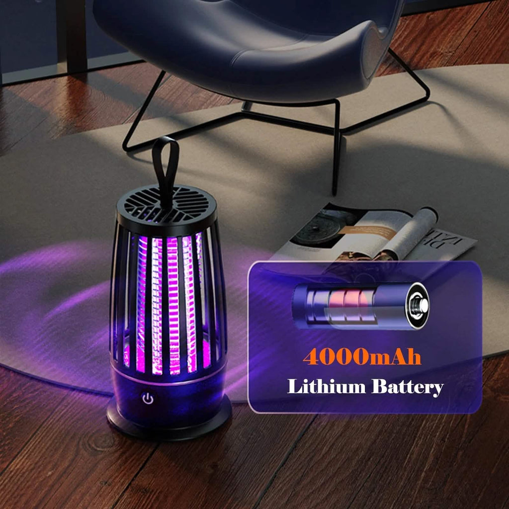 Lampe anti-moustiques USB avec veilleuse blanc chaud